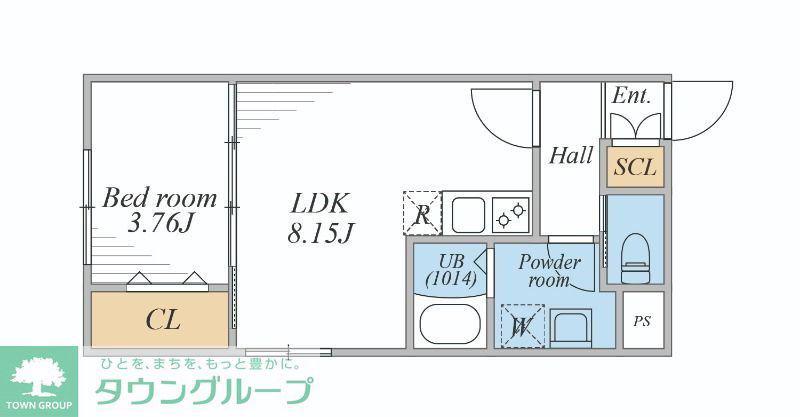 LEGALAND文京千石(1LDK/3階)の間取り写真