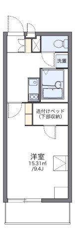 レオパレスソレイユ柏I(1K/3階)の間取り写真