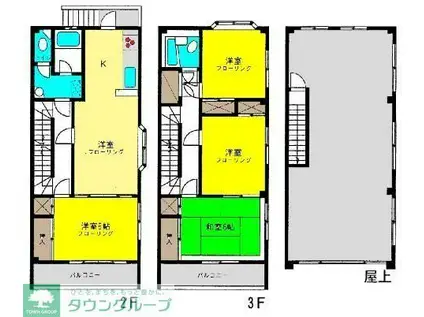 ポップ・M2(4LDK/2階)の間取り写真