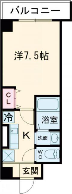 MA MAISON DE SUMA(1K/4階)の間取り写真