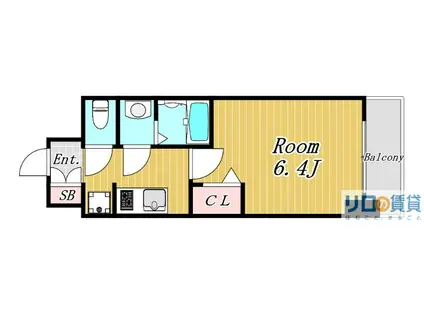 プレサンス新大阪ジェイズ(1K/3階)の間取り写真