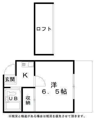 レオパレス岸和田第2(1K/1階)の間取り写真