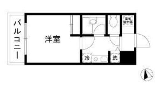URBAN LINK蒲田(1K/9階)の間取り写真
