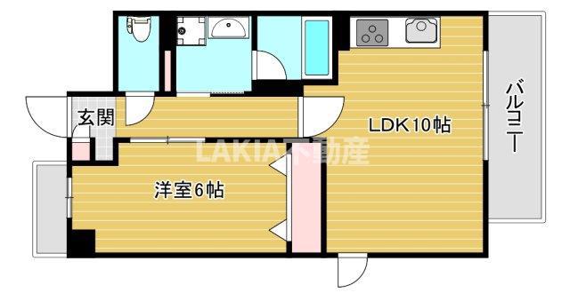 プレステイジEXE(1LDK/4階)の間取り写真