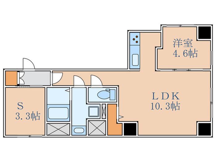 GRAN PASEO 阿佐ヶ谷(1SLDK/1階)の間取り写真