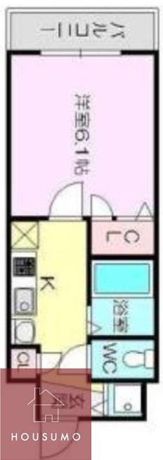 プレサンス新大阪クレスタ(1K/5階)の間取り写真