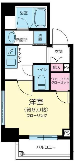 グラントゥルース井荻(1K/3階)の間取り写真