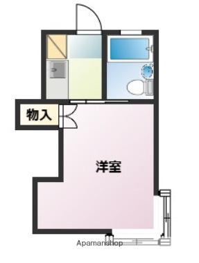 妙蓮寺サンテラス(ワンルーム/1階)の間取り写真