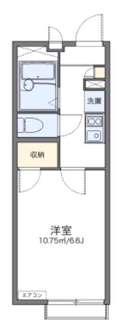 レオパレスサンシャイン貫井北(1K/2階)の間取り写真