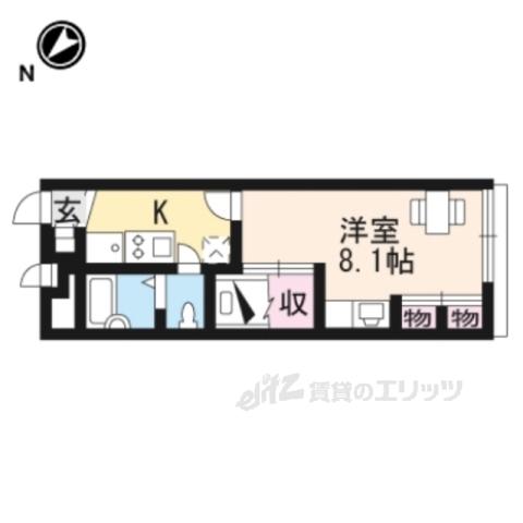 レオパレスMIKUMO(1K/2階)の間取り写真