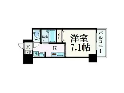 GP栄本町通(1K/8階)の間取り写真