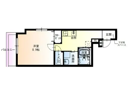フジパレス門真本町II番館(1K/1階)の間取り写真