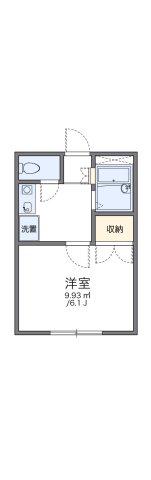 レオパレスNISHISUNA(1K/2階)の間取り写真