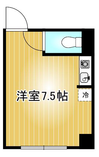 MA MAISON IMAIKE(ワンルーム/1階)の間取り写真