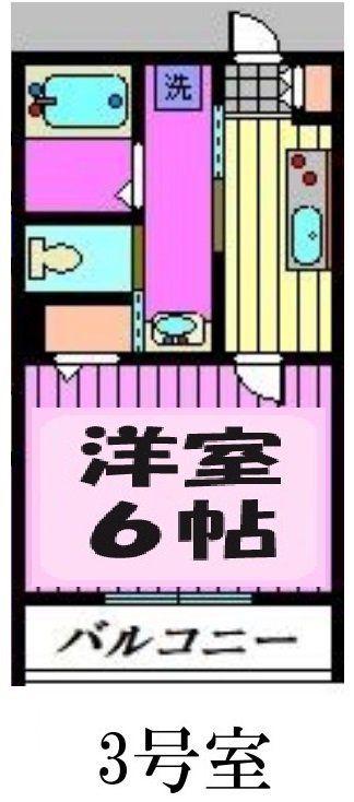 MARK DUO武里I(1K/3階)の間取り写真