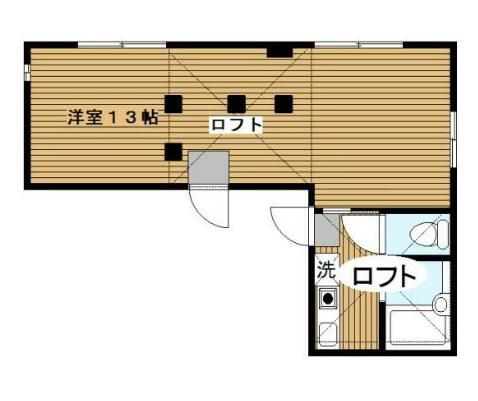 アネックス菊名(1K/1階)の間取り写真