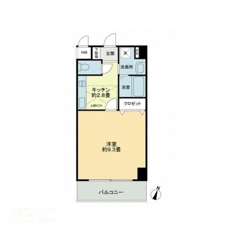 レジデンス99(1K/1階)の間取り写真