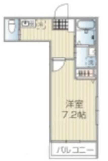 フェリーチェ氷川台(ワンルーム/3階)の間取り写真