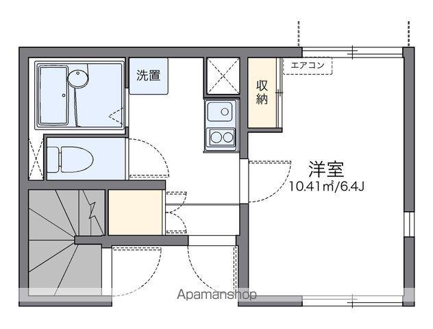 レオネクストグレンジ藤塚I(1K/1階)の間取り写真