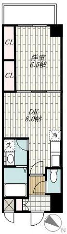 SOLARE横浜ソラーレ(1LDK/3階)の間取り写真
