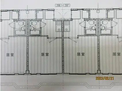 アドバンス・21(ワンルーム/2階)の間取り写真