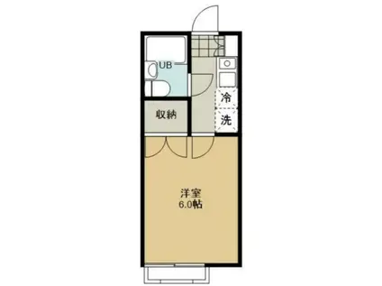 トモエコーポ(1K/2階)の間取り写真