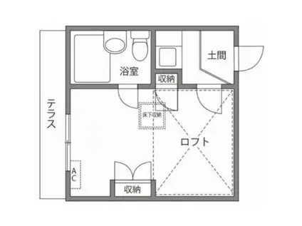 ライフピアジュピター(1K/1階)の間取り写真