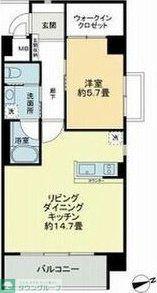 メゾン・ド・山手(1LDK/2階)の間取り写真