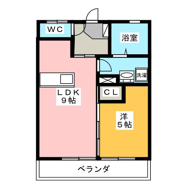 U・TOPIA 11(1LDK/3階)の間取り写真