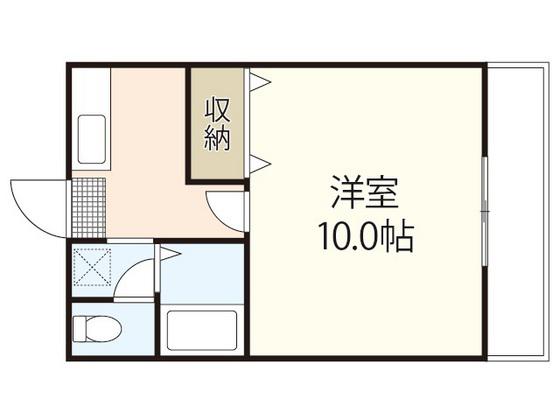 第2グレーストミ21(1K/3階)の間取り写真