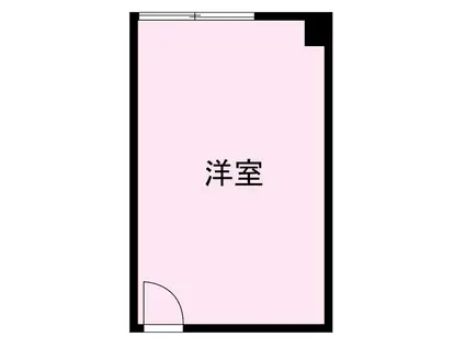 CLASSROOM(ワンルーム/1階)の間取り写真
