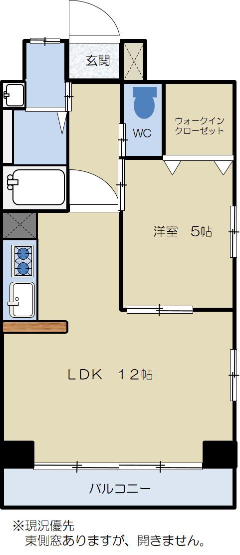 AMBERQUEEN(1LDK/2階)の間取り写真