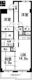 サンマンション御器所(3LDK/11階)の間取り写真