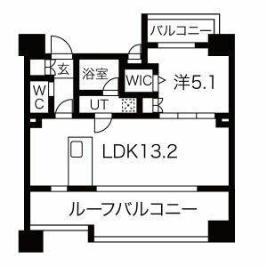 レアライズ押上Ⅱ(1LDK/11階)の間取り写真