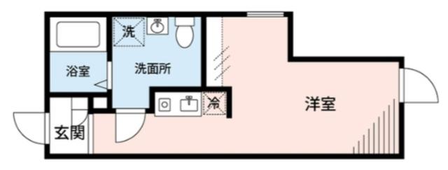 フィオーネ柴又(ワンルーム/3階)の間取り写真