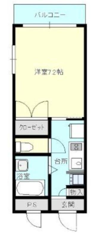 クオリティコート(1K/4階)の間取り写真