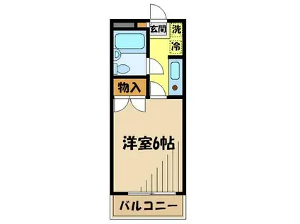 メゾン大堀(1K/2階)の間取り写真