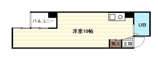 NEPHEL榎町(ワンルーム/6階)の間取り写真