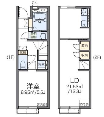 レオネクスト花水木(1LDK/1階)の間取り写真