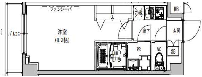 SーRESIDENCE本所吾妻橋(1K/5階)の間取り写真