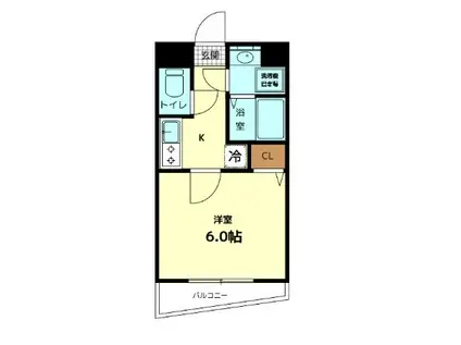 アクセス上板橋(1K/3階)の間取り写真