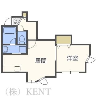 プリマベラ(1LDK/2階)の間取り写真
