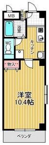 アビターレ・S(1K/1階)の間取り写真