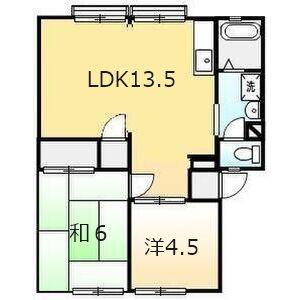 ファミール泉 ペット(3DK/1階)の間取り写真