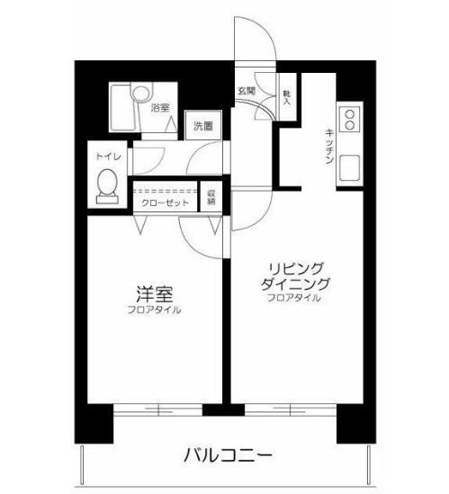 ア・ヴェーラ並木(1LDK/6階)の間取り写真