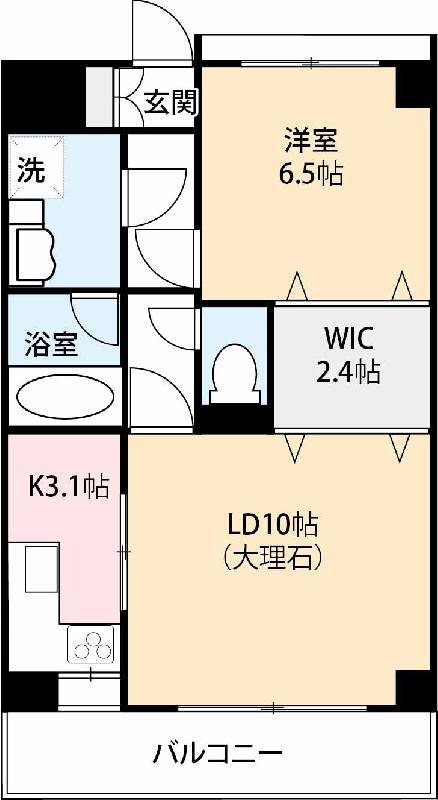 ESPERANZAI(1LDK/3階)の間取り写真