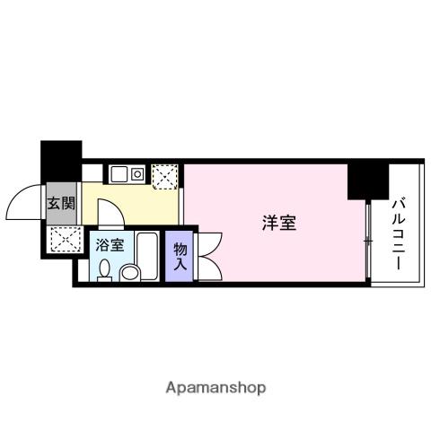 相原第一ビル(ワンルーム/4階)の間取り写真