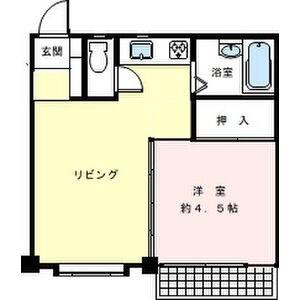 グレイス池園(1LDK/2階)の間取り写真