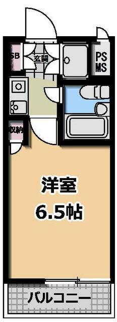 ライオンズマンション日本橋第2(1K/8階)の間取り写真