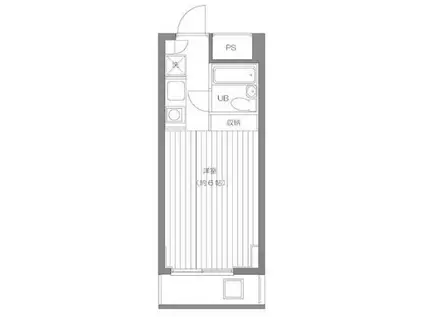エスケイケイビル(1K/1階)の間取り写真